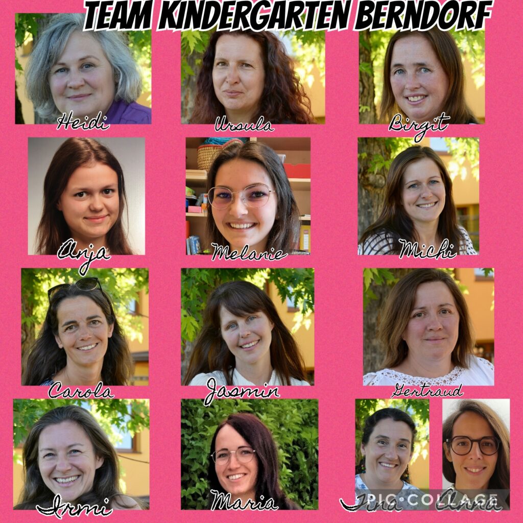 Mitarbeiterinnen im Kindergarten Berndorf